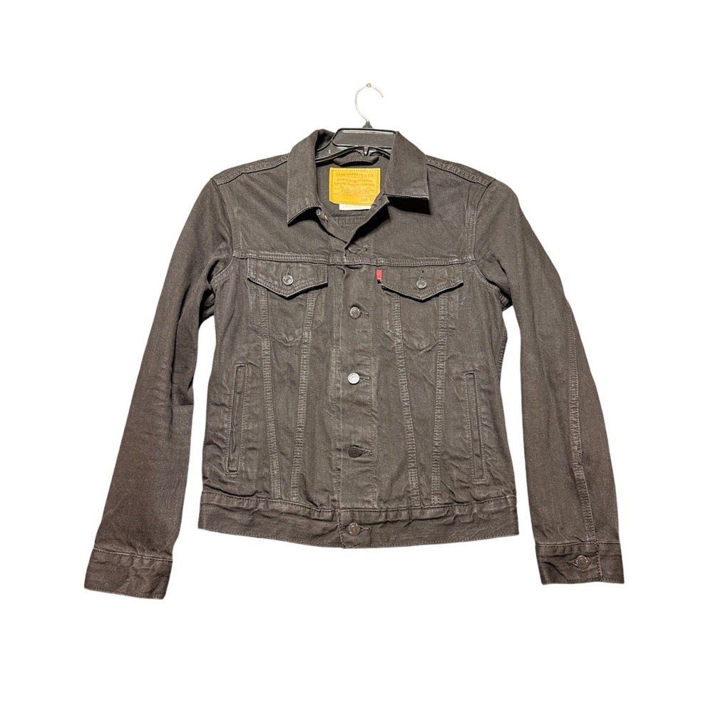 Levi's Denim Trucker Jacket Women S Black Premium Original Riveted